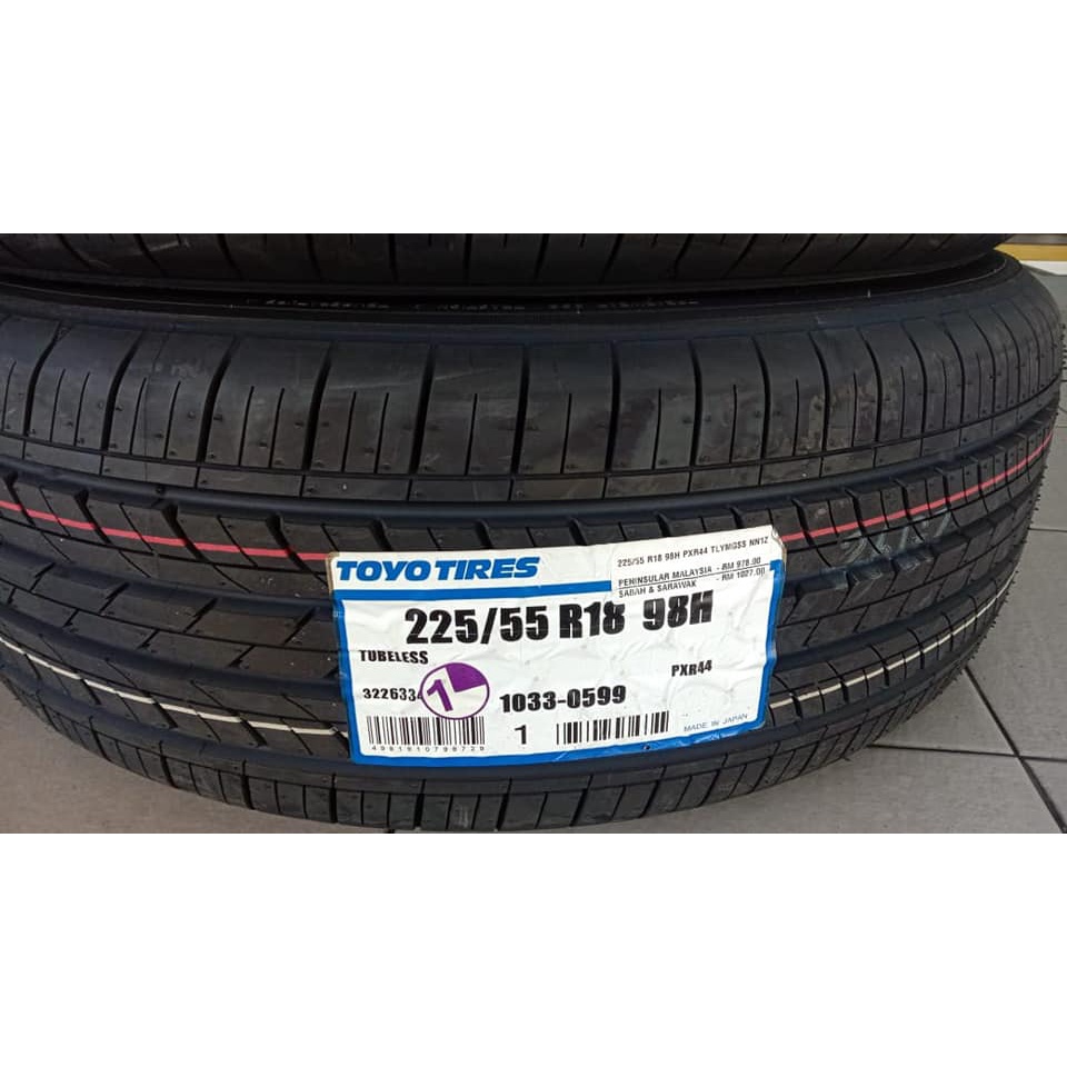TOYOTIRE 225/60R18 PROXES 4本 YA1028 K（TOYO TIRES PROXES CL1 SUV 