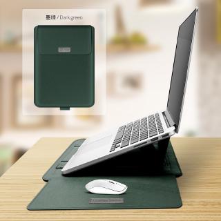 WOLDONE ĐIỆN THOẠI 4 trong 1 Bộ Túi Đứng Laptop 13 14 15 16 inch Túi Da Tay Nam Châm Vỏ Chống Thấm Nước Có Chức Năng Giá Đỡ Laptop notebook matebook