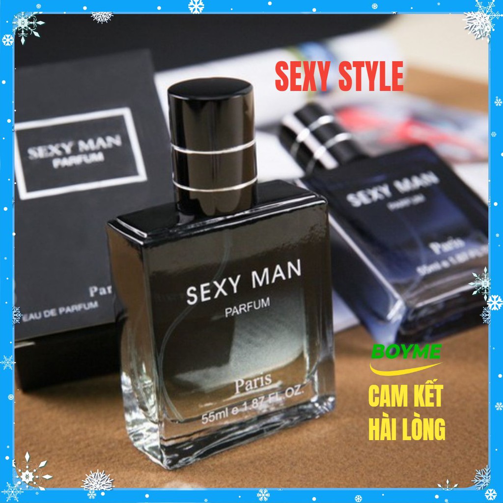 [Sexy Style] Nước Hoa Nam Mini Sexy Man ? Nước Hoa Nam Chính Hãng Thơm Lâu Phong Cách Sexy Nam Tính