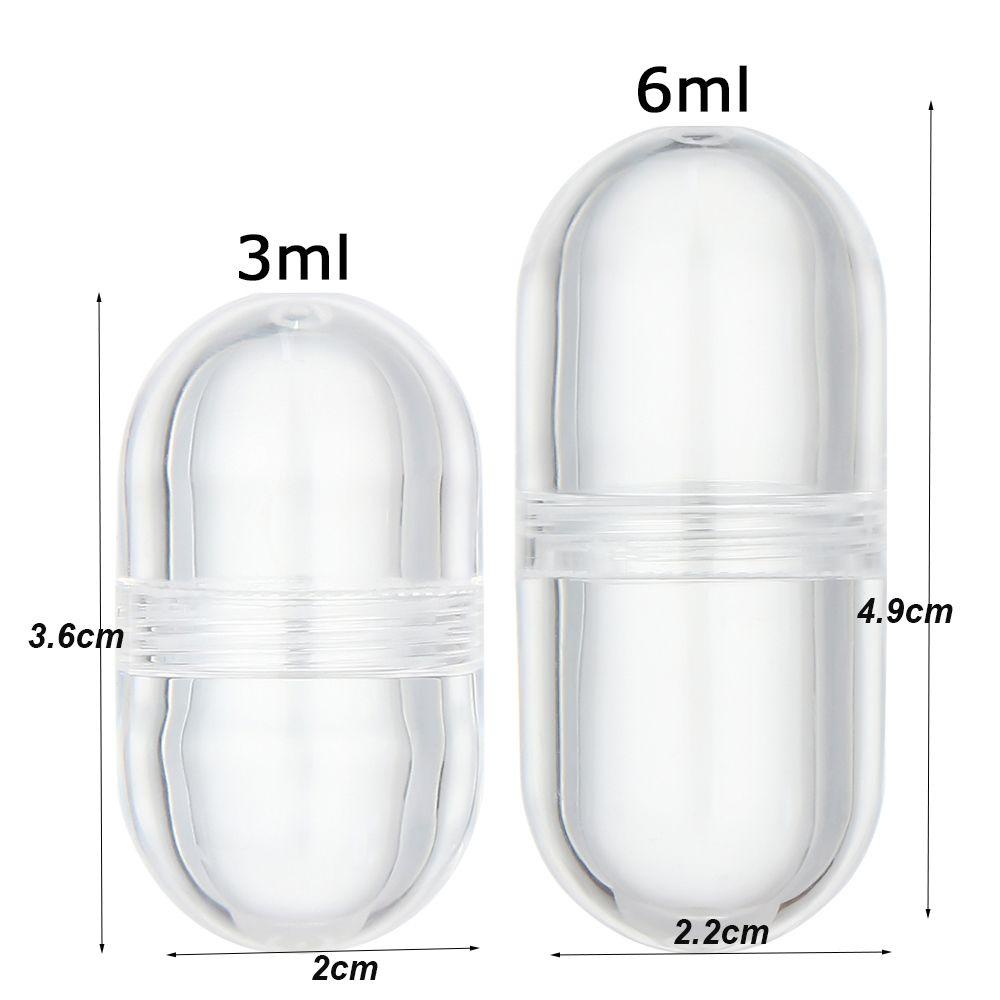 HOBBYIN 5 Cái / bộ Hộp Đựng Thuốc Vỏ Viên Rỗng Hộp Đựng Thuốc Chống Nước Tiện Lợi Bộ Chia Chai