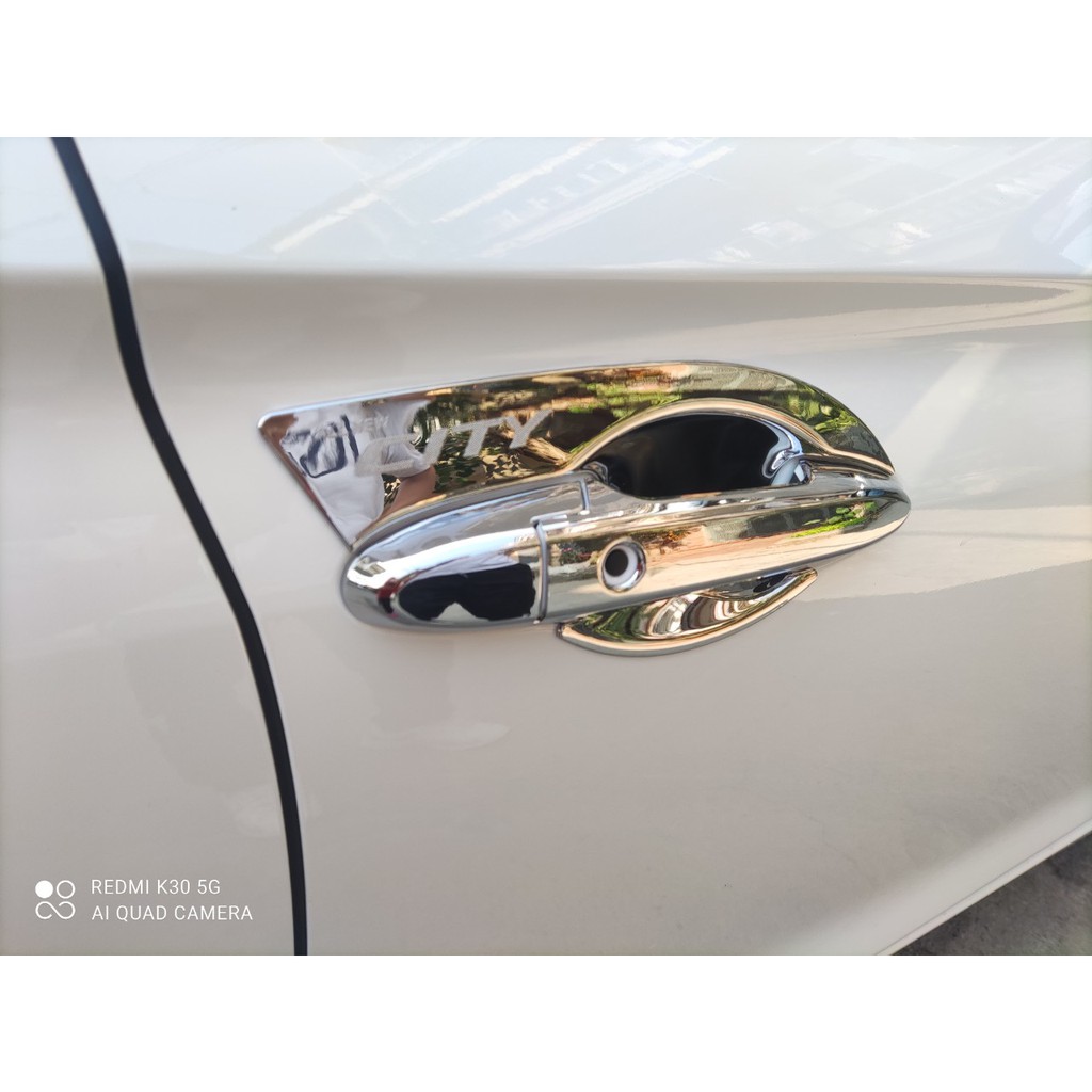 Ốp Tay nắm, hõm cửa xe Honda City đời 2015 ->2020, 2021 - ĐẾN NAY -  Mạ Crom cao cấp