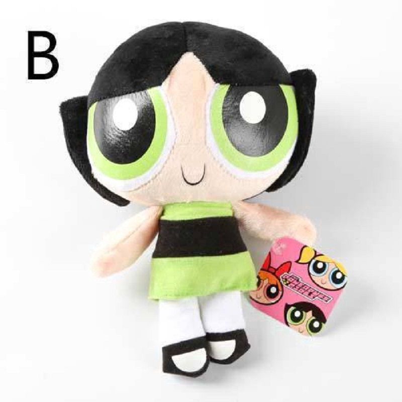 20cm The Powerpuff Girls Network Đồ chơi nhồi bông Búp bê sang trọng Bong bóng Hoa Buttercup Đồ chơi
