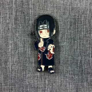 GC9 Anime Naruto Huy Hiệu Kim Loại Thổ Cẩm Túi Mặt Dây Chuyền Pin Itachi Deidara Đau Phụ Kiện Thời Trang Quà Tặng CG9