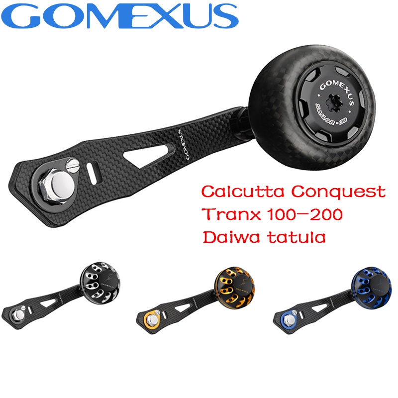 Ảnh Gomexus Tay quay máy câu cá bằng carbon cho Daiwa Shimano Kastking Okuma Abu LC 8 x 5mm/ 7 x 4mm tay quay máy đứng 1