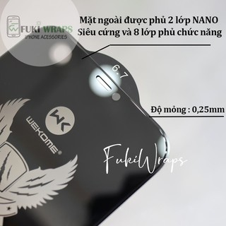 Kính cường lực Chống Nhìn Trộm WK 14 Pro Max ,13ProMax 12ProMax | 12 | 12Pro | XSMAX | 11 | 11 PRO MAX | XR