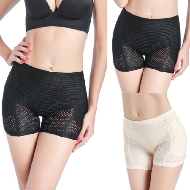Ảnh Quần độn mông và hông mặc váy body nâng mông gen bụng thông hơi Silive gen bụng cạp cao lên dáng tự nhiên không lộ 4