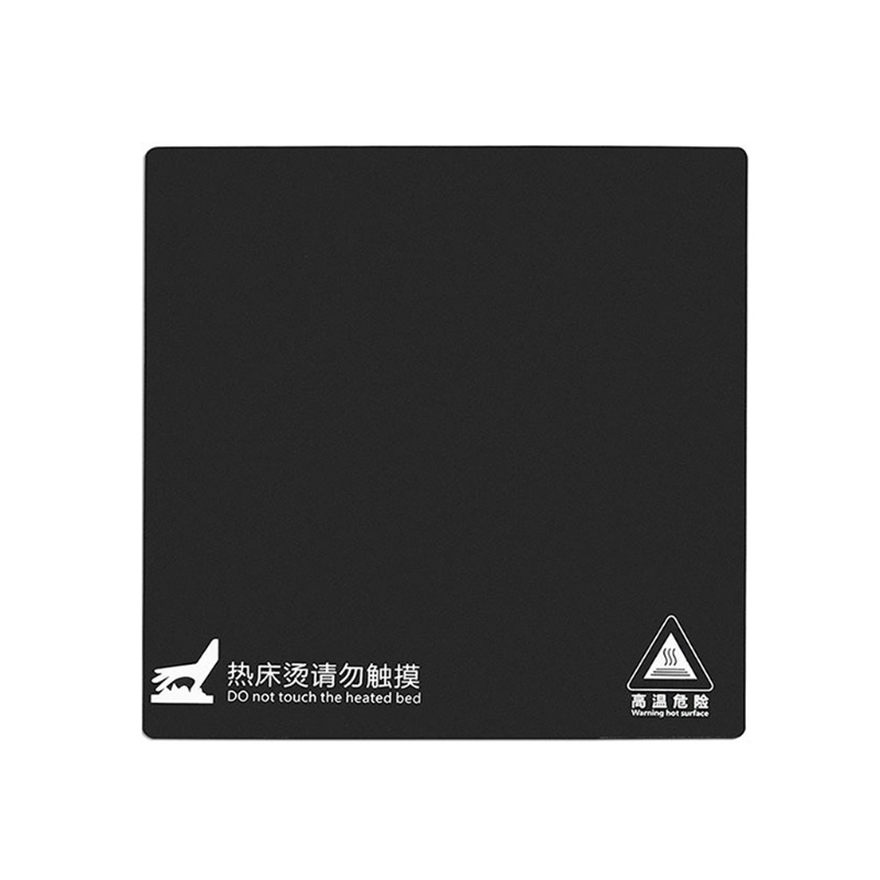 Char 220 214 310mm Loại bỏ lò xo Tấm Pei Hotbed Tấm mềm được áp dụng trước hình vuông
