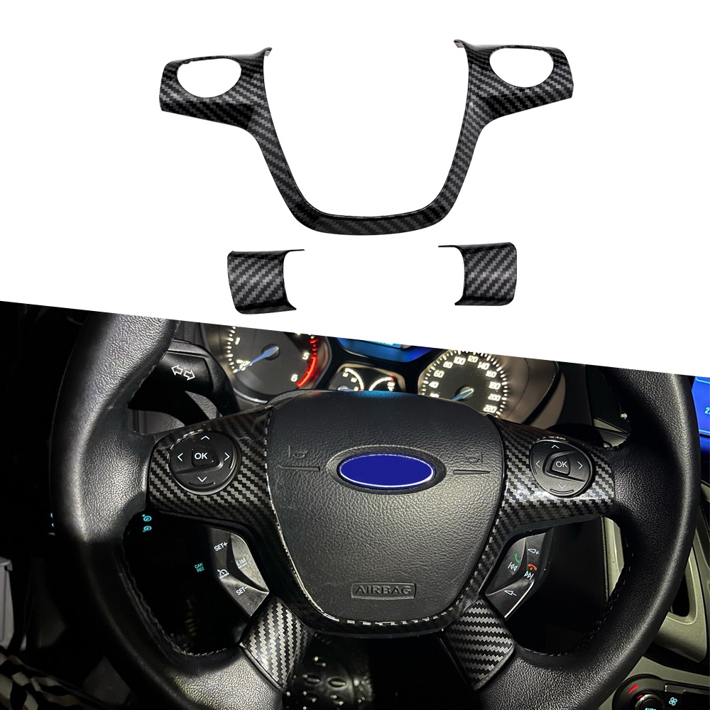 Copertura del pannello della scatola della manopola del cambio della Console dell'auto per Ford Focus 3 MK 3 2015 - 2018 modanatura del telaio trim accessori in acciaio inossidabile  34