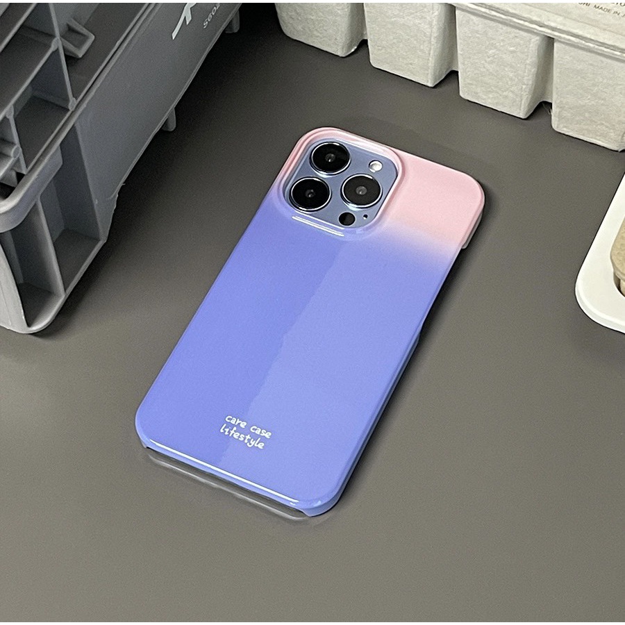 Ốp iphone tím hồng và tím tối