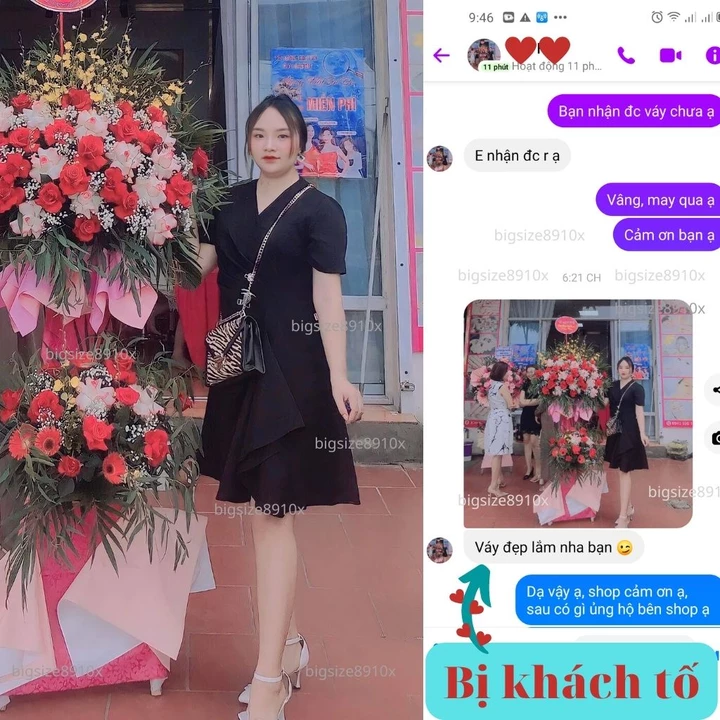 Đầm bigsize nữ, váy bigsize nữ nhúm eo đi tiệc, đi đám cưới cho người mập, béo Bigsize Moohan