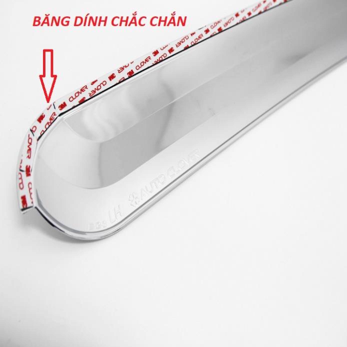 Vè mưa, che mưa xe Kia k200, k250, bongo 3, K149 mẫu mạ crom hàn quốc siêu đẹp, siêu bền