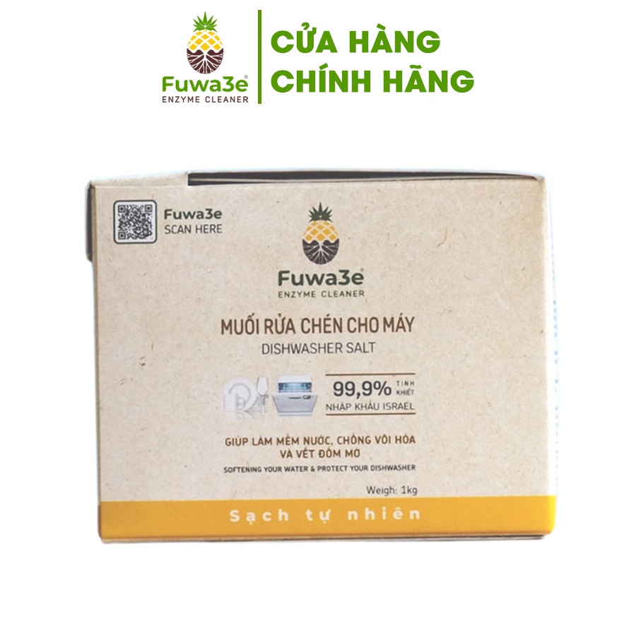 Nước rửa chén hữu cơ Fuwa3e cho máy rửa chén dạng gel sạch bóng dầu mỡ, bảo vệ máy rửa chén (2L)