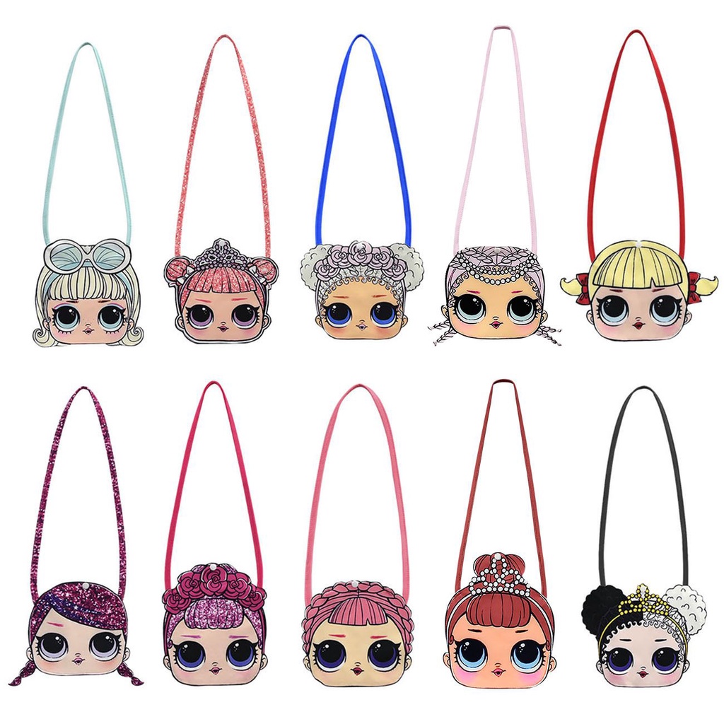 LOL SURPRISE Trẻ Em Chống Thấm Nước Túi LOL Bất Ngờ Búp Bê Trẻ Em Đeo Vai Túi Đeo Ngang Học Sinh SchoolBag Sinh Nhật Bé Gái Hoạt Hình Mẫu Giáo Ba Lô