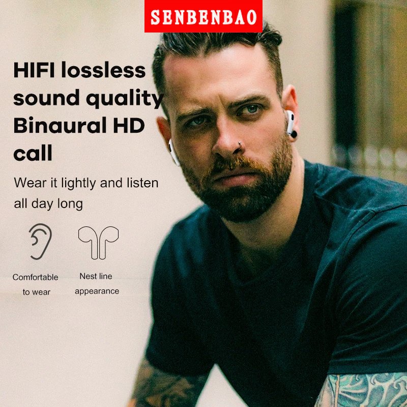 Tai Nghe bluetooth Chụp Tai Bluetooth Không Dây JBL Air Pro 6 TWS Có ...
