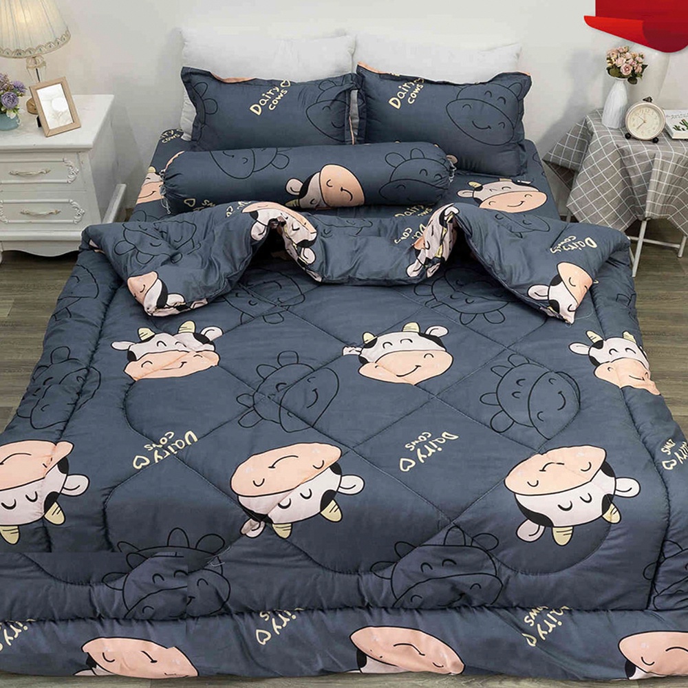 Ảnh Chăn phao chần bông ZingZingMart chất liệu Cotton Poly 1m8x2m1 2