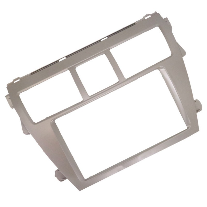 2 DIN Xe Stereo Radio DVD Khung Fascia Bảng Viền Cho Xe Toyota Vios 2007-2012, Belta 2005-2008, Yaris Sedan 2006 +