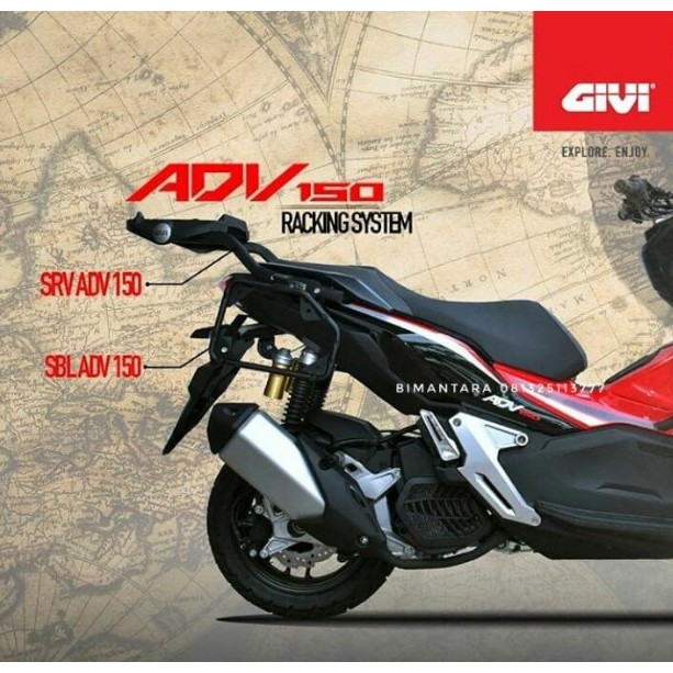Baga sau chịu lực Givi SRV Honda ADV 150