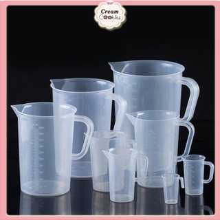 Ca Đong Cầm Tay Trong Suốt  Có Vạch Chia Đo Lường/Định Lượng Dung Dịch 100ml-250ml-500ml-1000ml