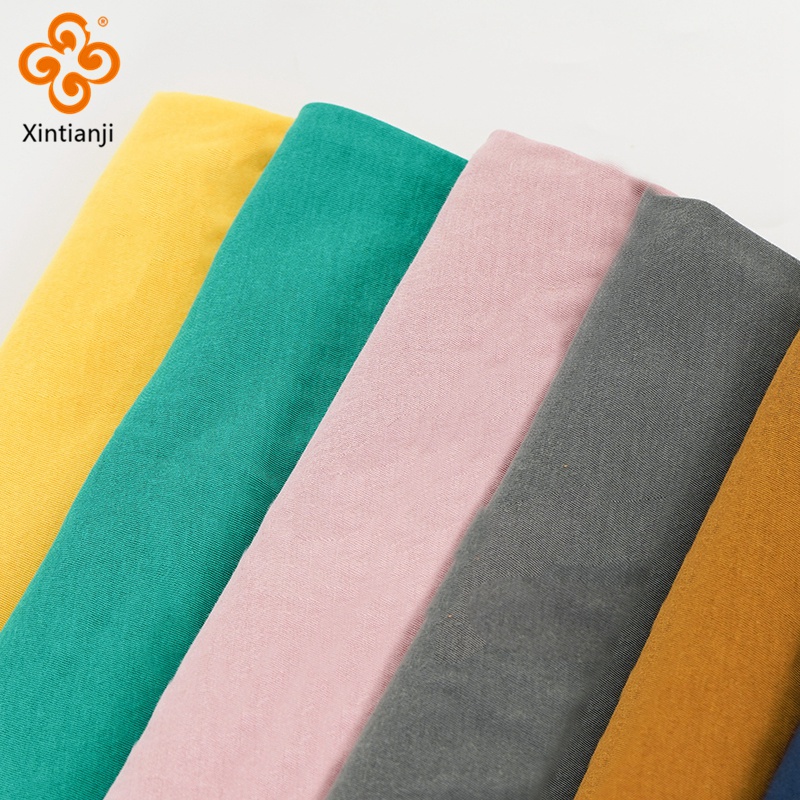 Dệt Kim Cotton Jersey Vải Nửa Mét Mỏng Mùa Hè Áo Thun DIY Quần Áo Tay Ngắn 50x150cm A0423