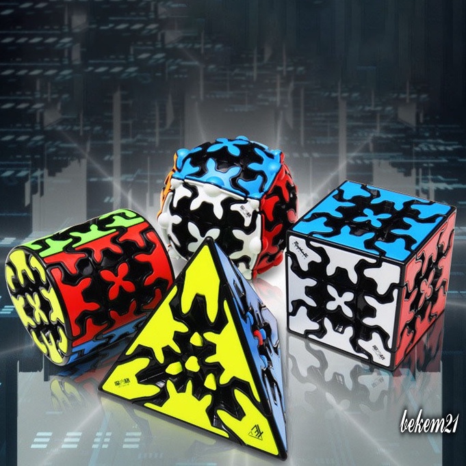 (SIÊU BIẾN THỂ) Rubik Biến Thể Nhằng Nhịt QiYi Gear 3x3 Pyraminx ...