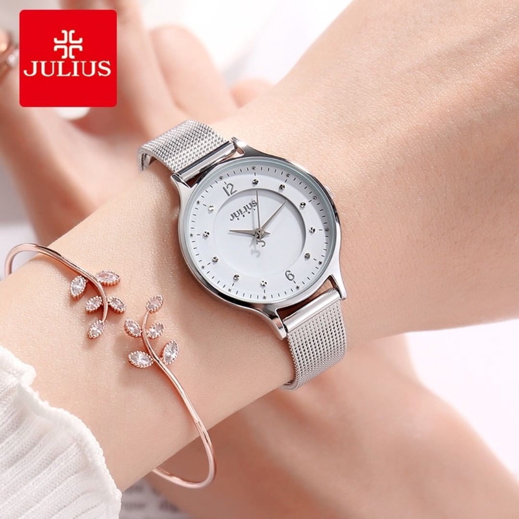 Mô tả Julius Official| Đồng hồ nữ JULIUS JA-1060 dây thép - 1