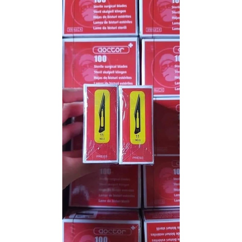 Dao doctor 11 nguyên hộp 100 chiếc | Shopee Việt Nam