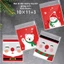 Bao bì hoạ tiết, túi đựng bánh dán miệng 10x10+3, chủ đề Noel Giáng Sinh - BAKERY KING