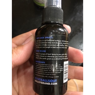 Ballsy Sack Spray (2oz) - Chất khử mùi tự nhiên dành cho nam - Xịt bóng dành cho nam để trung hòa mùi và kích ứng da vớ