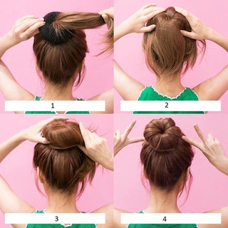 Phồng búi, độn tóc phồng tròn củ tỏi bộ 3 chiếc Hamin