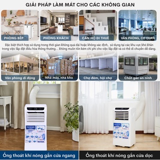 Máy lạnh đứng di động nhập khẩu FUJIE  Công suất làm lạnh 12000BTU - Bảo hành điện tử toàn quốc