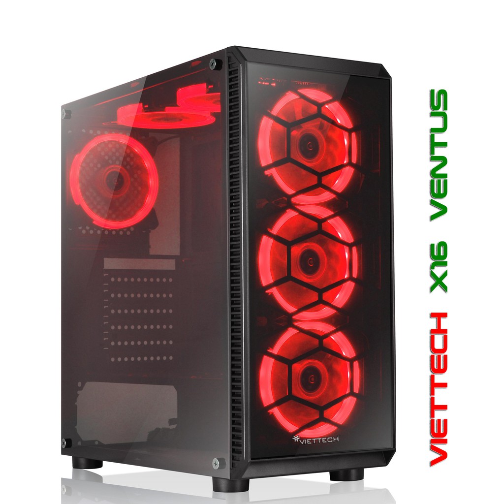 Vỏ Case máy tính vách trong suốt Viettech X16 | Shopee Việt Nam