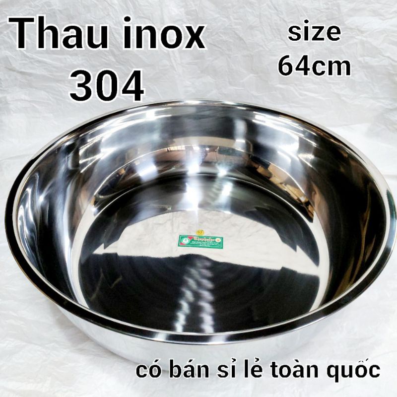 (CHÍNH HÃNG) THAU,CHẬU INOX 304 THAPHAFAC SIZE.60.64 CM | Shopee Việt Nam
