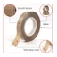 VVDZA 10m / Cuộn Băng PTFE Cách Nhiệt Chống Thấm Nước Hút Chân Không Dính Niêm Phong Máy