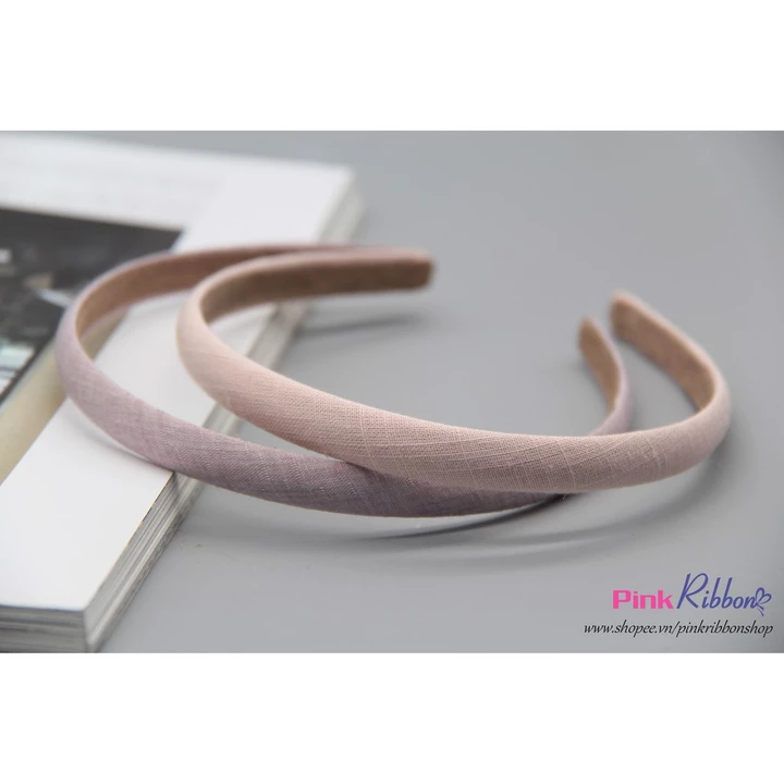 Bờm bọc vải thô cao cấp 1.2cm xương bờm, phôi kẹp tóc, sườn bờm tóc, xương cặp tóc, phôi bờm, DIY – 7