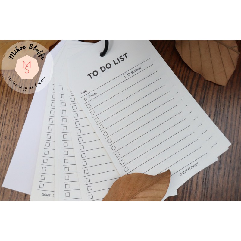 [ TO DO LIST ] Sổ tay / Giấy note check list ghi chú việc cần làm ...