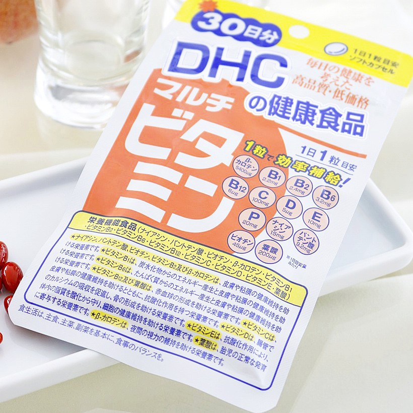 Ảnh Viên uống DHC Nhật Bản Multi Vitamin Tổng Hợp 30 ngày (30viên/gói) 2