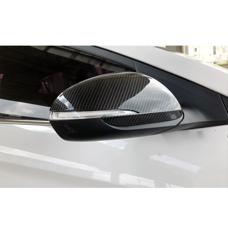 Ốp gương chiếu hậu carbon xe Huyndai Accent 2018 - 2023, 2024 - 2026 Vân cacbon Hàng đẹp - Giá 1 đôi