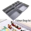 Hộp lưu trữ YUUKII, Hộp đựng đồ ăn bằng nhựa, Hộp đựng đồ trang điểm tiết kiệm không gian Hộp đựng mỹ phẩm cho bàn làm việc văn phòng tại nhà