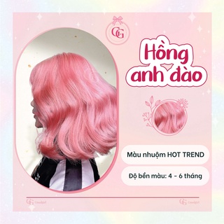 thuoc nhuom toc mau hong dao: Màu hồng đào - một gam màu đang được nhiều cô gái lựa chọn để thể hiện sự nữ tính và quyến rũ. Và để sở hữu được mái tóc tuyệt đẹp và ấn tượng này, thuốc nhuộm tóc màu hồng đào chính là sự lựa chọn hoàn hảo. Với chỉ vài bước đơn giản, bạn sẽ có thể thể hiện phong cách riêng của mình và trở nên xinh đẹp hơn bao giờ hết.