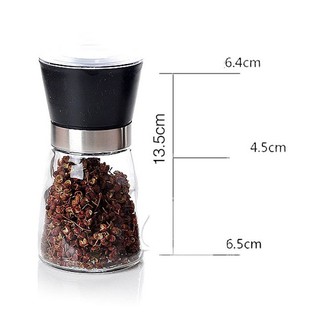 Cối Xay Tiêu Cầm Tay Tiện Dụng Bằng Thủy Tinh Có Tay Vặn Tiện Lợi ( Giao ngẫu nhiên mẫu)