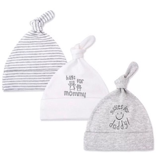 Set 3 mũ momcare cho bé sơ sinh 0-6 tháng chuẩn hãng