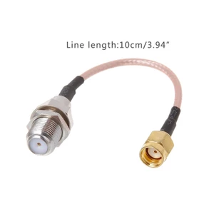 Cáp kết nối BTM RP SMA Nữ sang F Nữ RG316 RP SMA-F Cáp lắp ráp