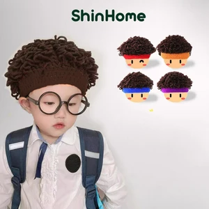 Mũ tóc xoăn cho bé, mũ tóc giả trẻ em headband 6 tháng - 3 tuổi