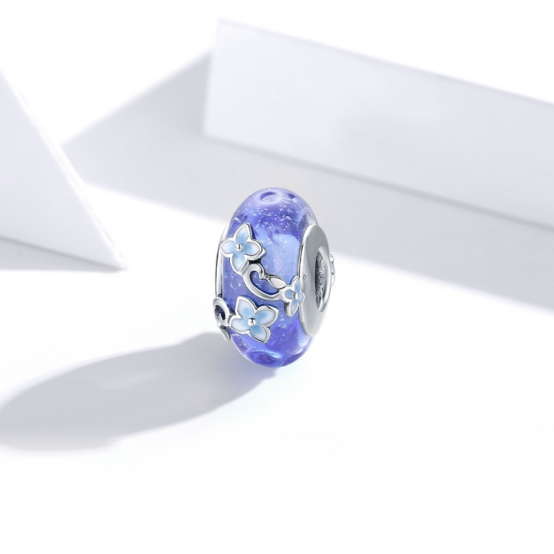 Hạt phụ kiện Bamoer Bsc390 bằng bạc 925 khảm đá zircon dòng khu vườn thần tiên làm vòng đeo tay DIY quà tặng đám cưới