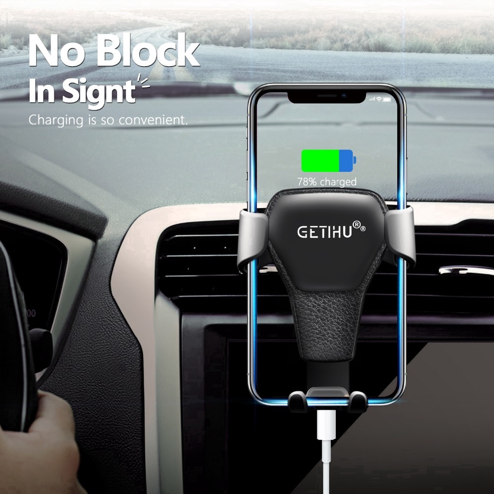 Giá đỡ điện thoại gắn lỗ mấy lạnh xe hơi