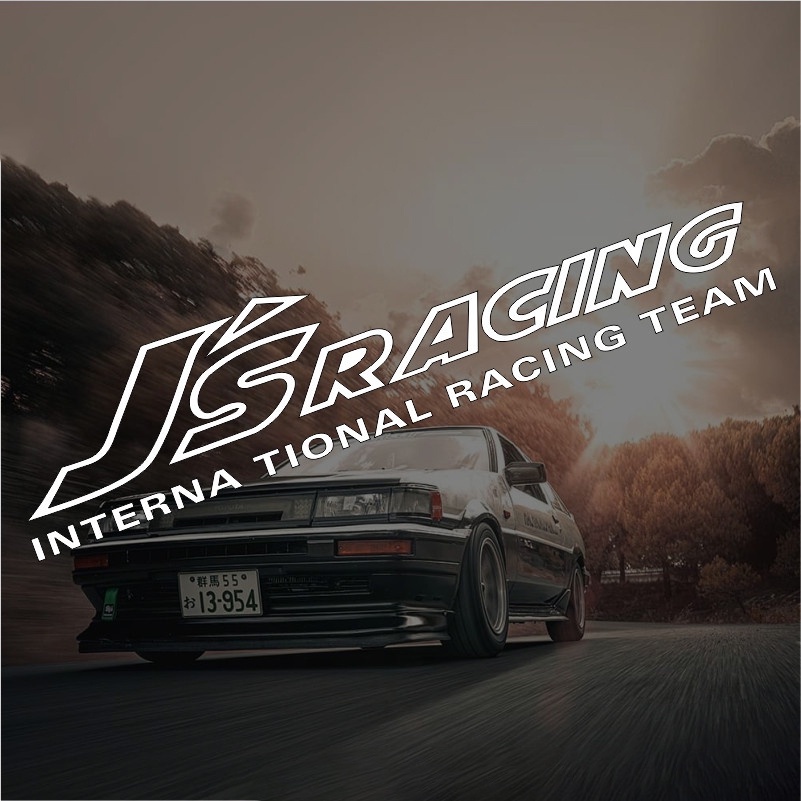 P-a315. ️ ️ Nhãn dán rỗng Nhãn dán phản quang J 'sracing Nhãn dán xe ...