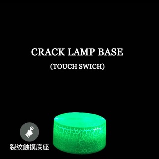GC9 3D Đèn Ngủ Đèn Đế Đèn Giá Đỡ Từ Xa Phòng Ngủ Led USB Chiếu Sáng 7 Màu Trang Trí Nhà Quà Tặng CG9