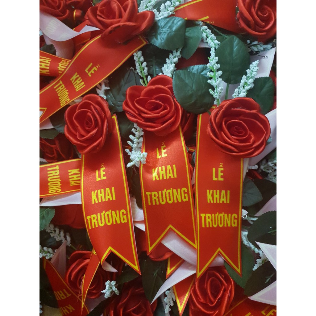Hoa Cài Ngực Đại Biểu, Hội Nghị, Khai Trương. Hoa Cài Áo | Shopee Việt Nam