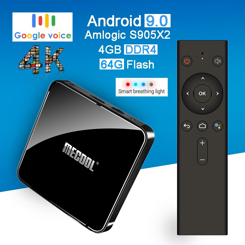 Android TV Box Mecool KM3 Ram 4GB Rom 64GB Tìm kiếm bằng giọng nói ...