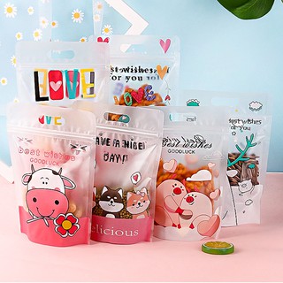 50 Chiếc Túi Zip Đựng Bánh Quy,Kẹo, Socola Hàng Dày Đẹp 250-300-500gr